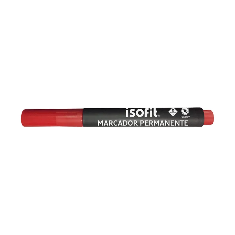 ISOFIT - Plumon Isofit Permanente Punta Redonda Rojo