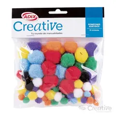 CREATIVE - Pompon Surtido 78u 002
