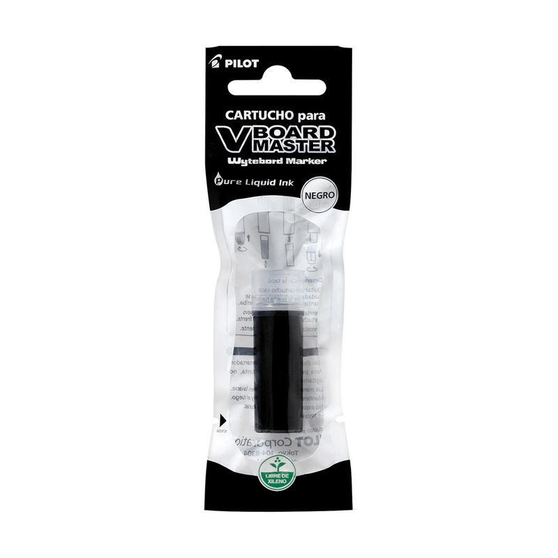 PILOT - Recarga Marcador Pizarra V Board Master Color Negro Pilot