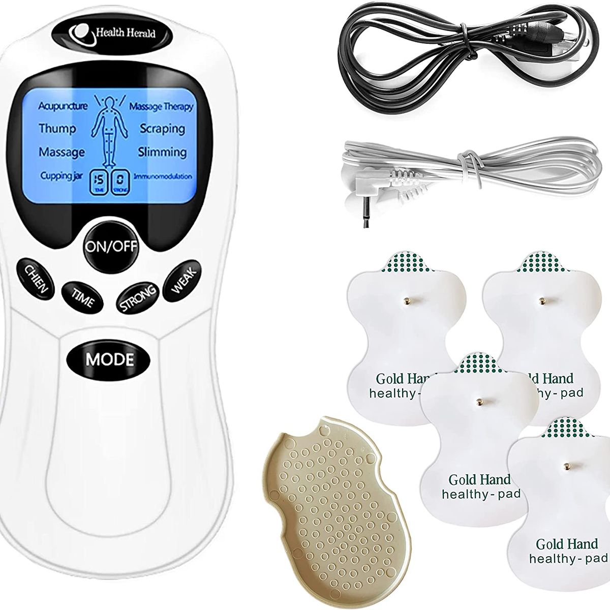 GENERICO - Pack 3 Electroestimulador Maquina De Masajes Electrofisico