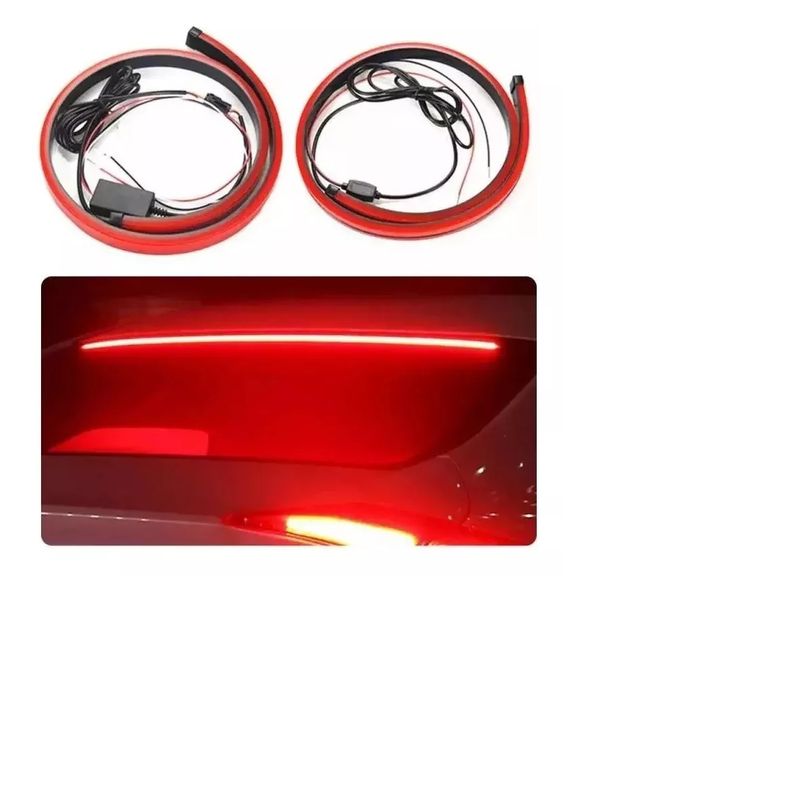 GENERICO - Luz Led De Freno Posición Secuencial Tipo Audi De 1 Metro