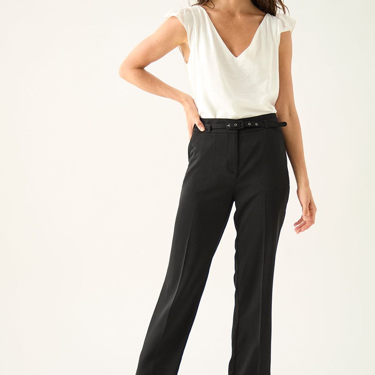 ASH - Pantalon Negro Mujer Ash