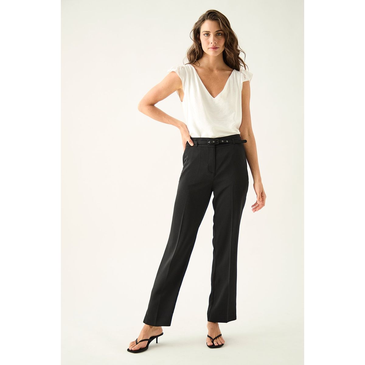 ASH - Pantalon Negro Mujer Ash