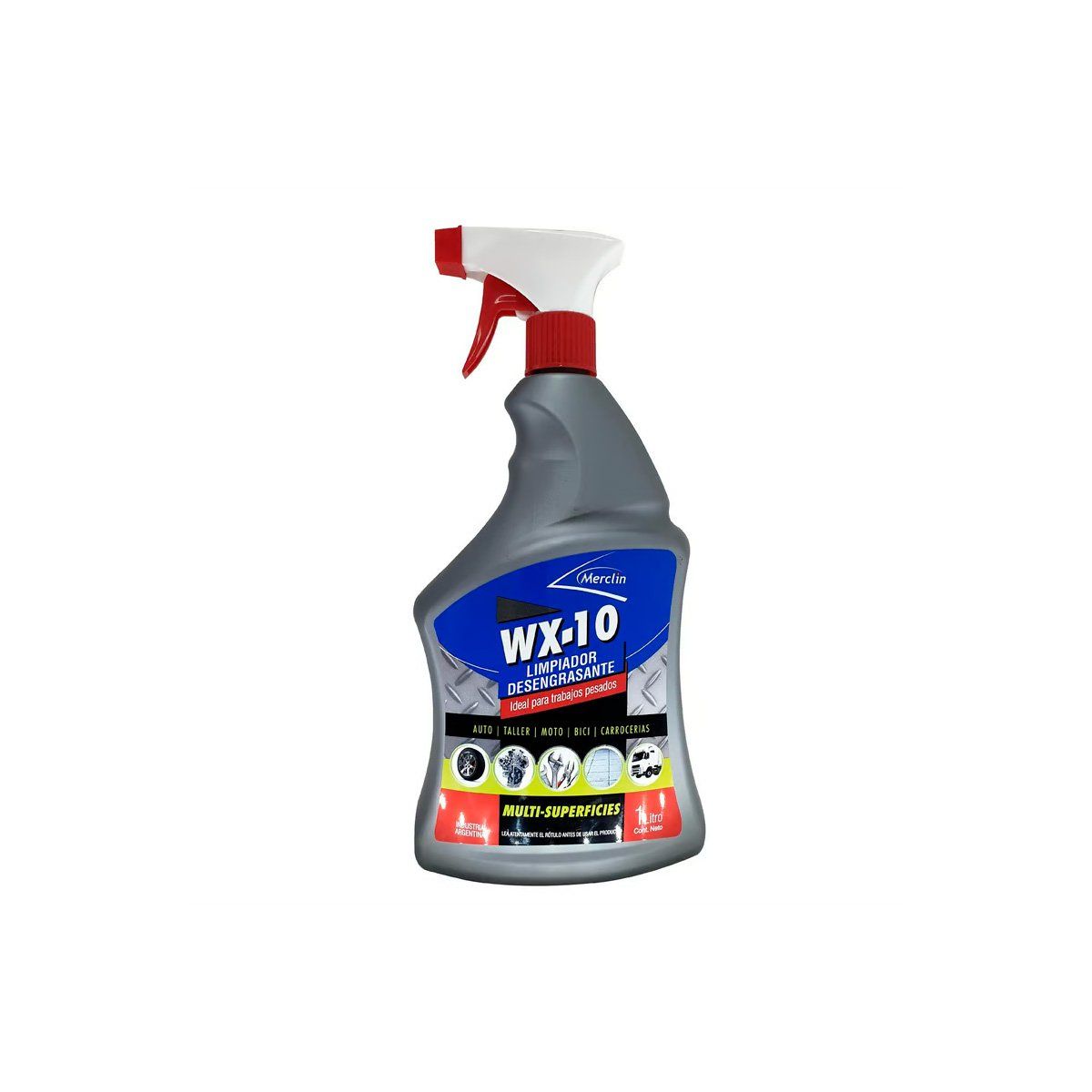GENERICO - WX-10 Limpiador desengrasante biodegradable Merclin 1 Lts.
