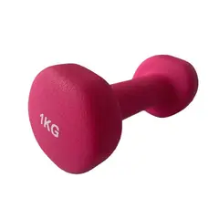 BLU FIT - Mancuerna Neoprene 1 Kg Rosada