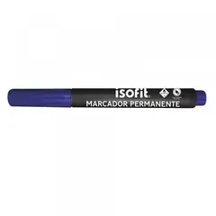 ISOFIT - Plumon Permanente Punta Redonda Azul