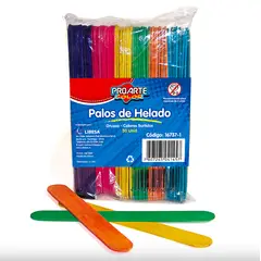 PROARTE - Palos De Helados Color Grueso B50Uni