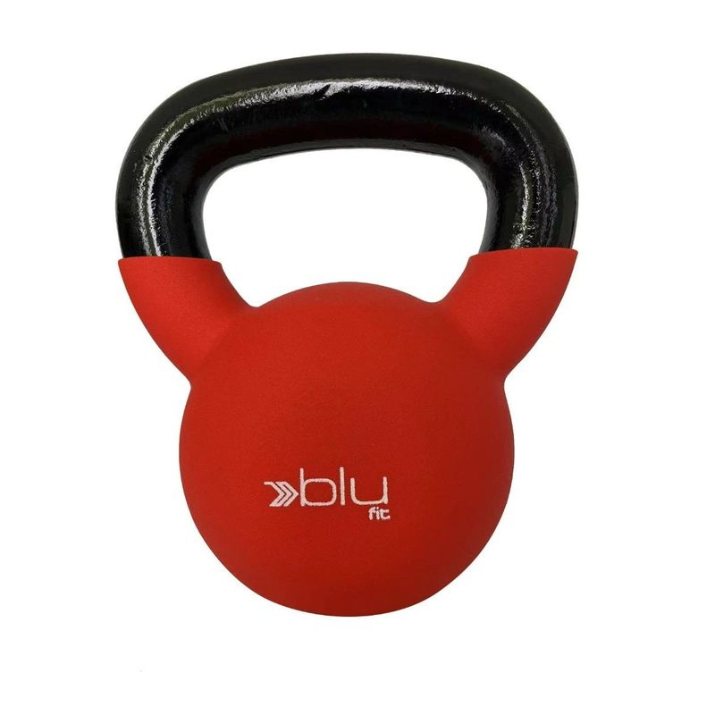 BLU FIT - Pesa Rusa Kettlebell Neoprene Blu Fit 12 kg Roja
