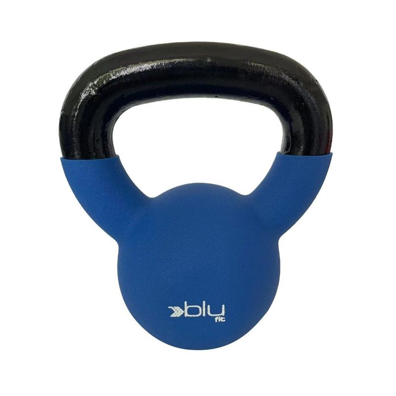 BLU FIT - Pesa Rusa Kettlebell Neoprene Blu Fit 6 kg Azul
