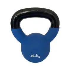 BLU FIT - Pesa Rusa Kettlebell Neoprene 6 kg Azul