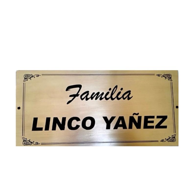 FUNERARIA CONCEPTO - placa bronce 40x30 cm grabado