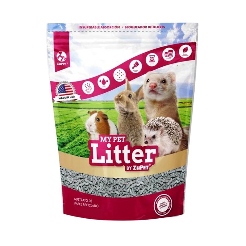 GENERICO - My Pet Litter 4l Sustrato De Papel Reciclado Para Roedores