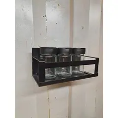 GENERICO - Set Rack Organizador Magnético y 3 Especieros