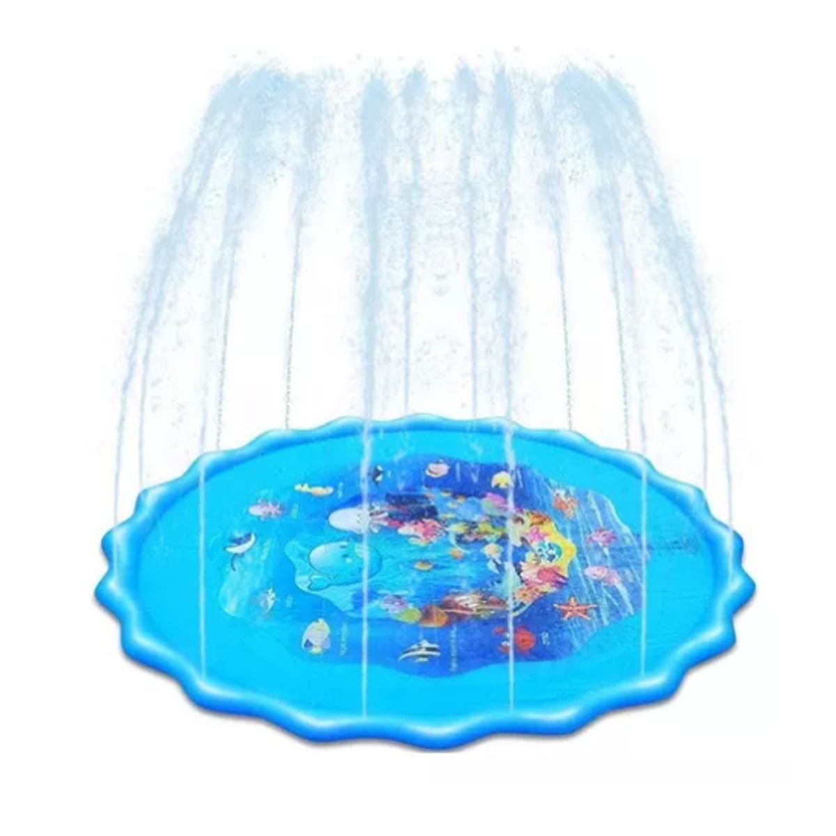 UNIVERSAL - Piscina Alfombra Rociadora Redonda Niños 143cm 5045