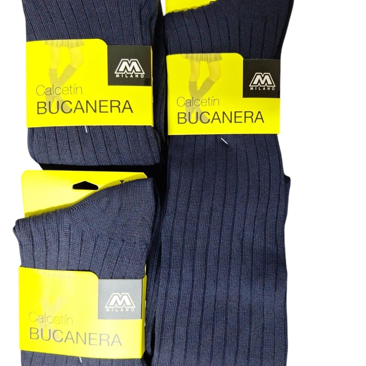 GARSIL - Pack 3 Bucanera Escolar De Algodon - Calceta Extra Larga Colegio Niñas