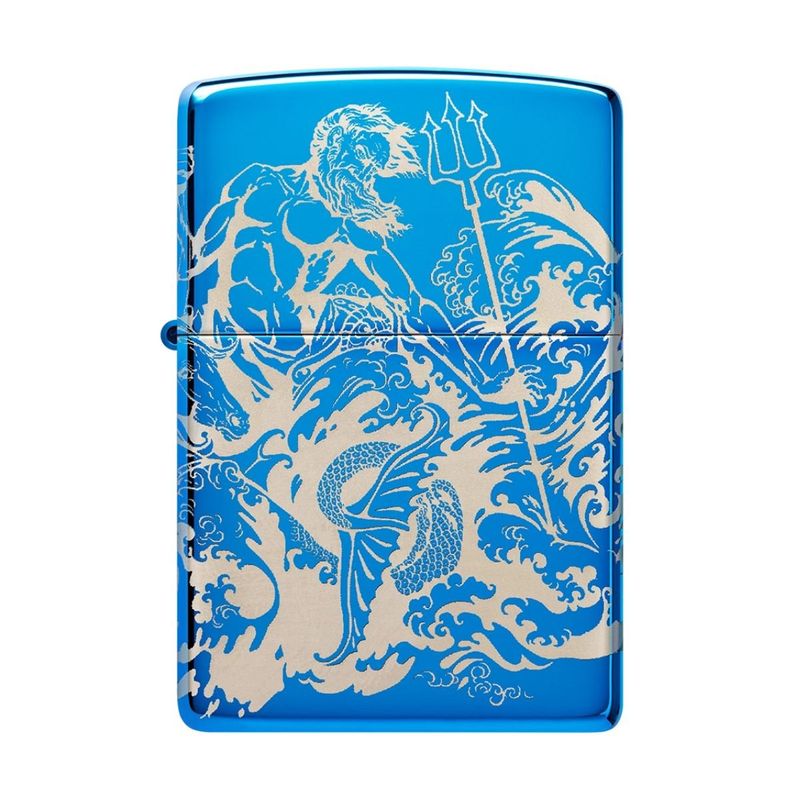 ZIPPO - Encendedor Zippo Atlantis Design Azul ZP48787 - Azul