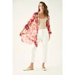 ASH - Tapado Estampado fucsia