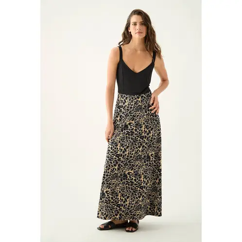 ASH - Vestido Largo Negro Mujer
