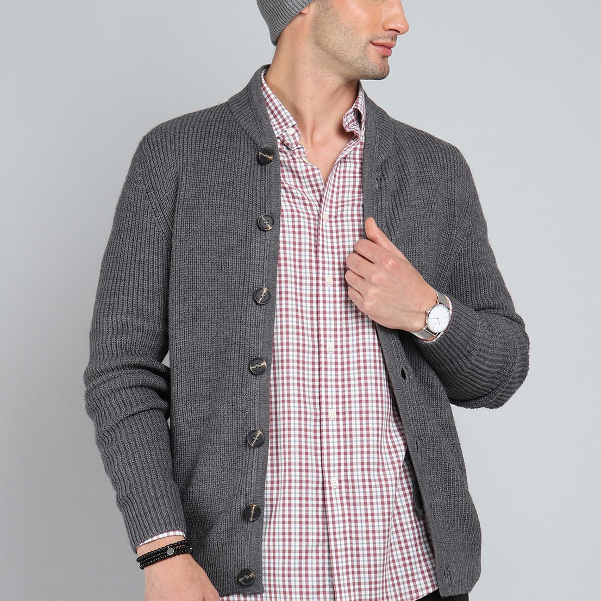 GUY LAROCHE - Cardigan Acanalado Guy Laroche GUY LAROCHE
