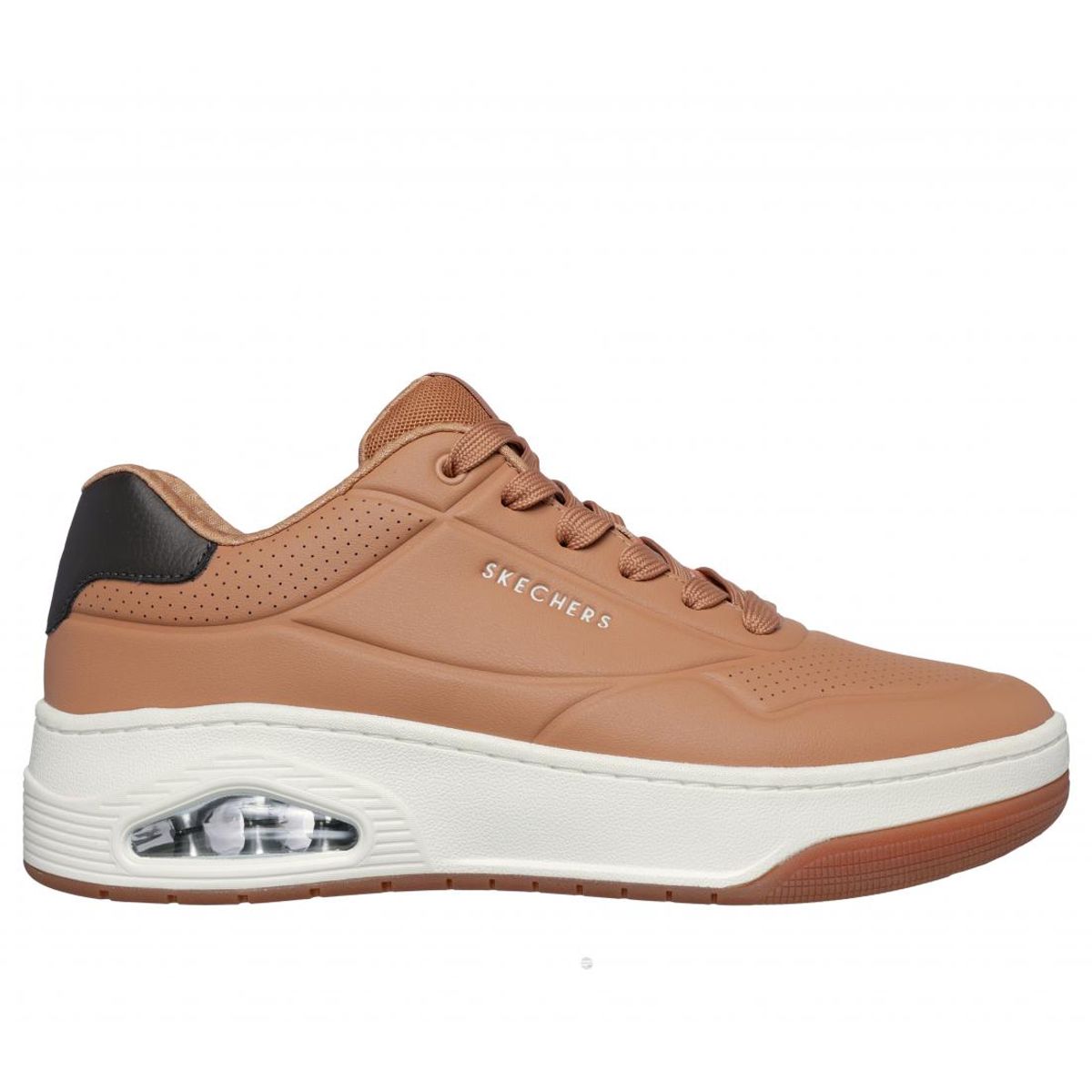 SKECHERS - Zapatilla Hombre Uno Court Beige Skechers