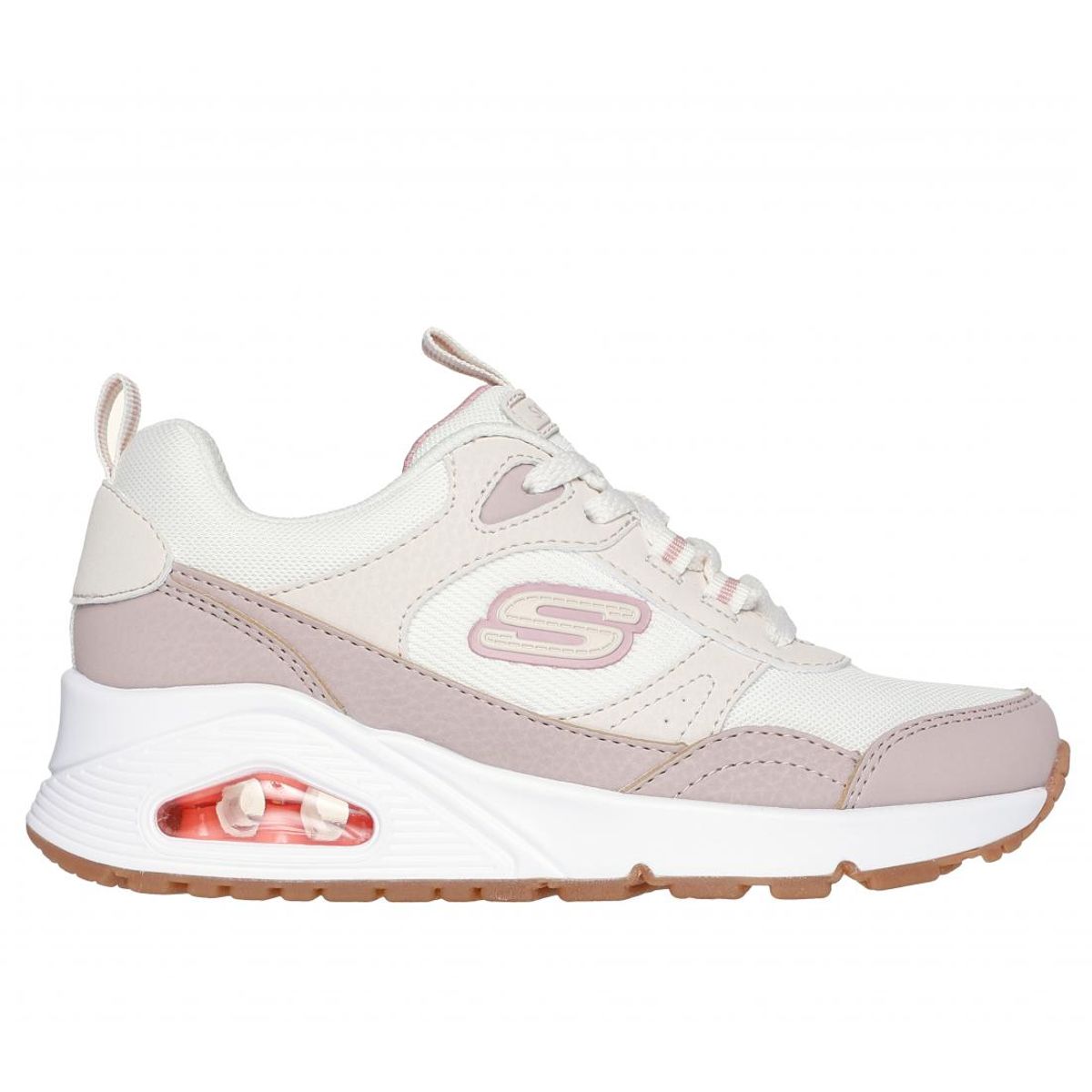 SKECHERS - Zapatilla Niña Uno Mesh Mode Café Skechers