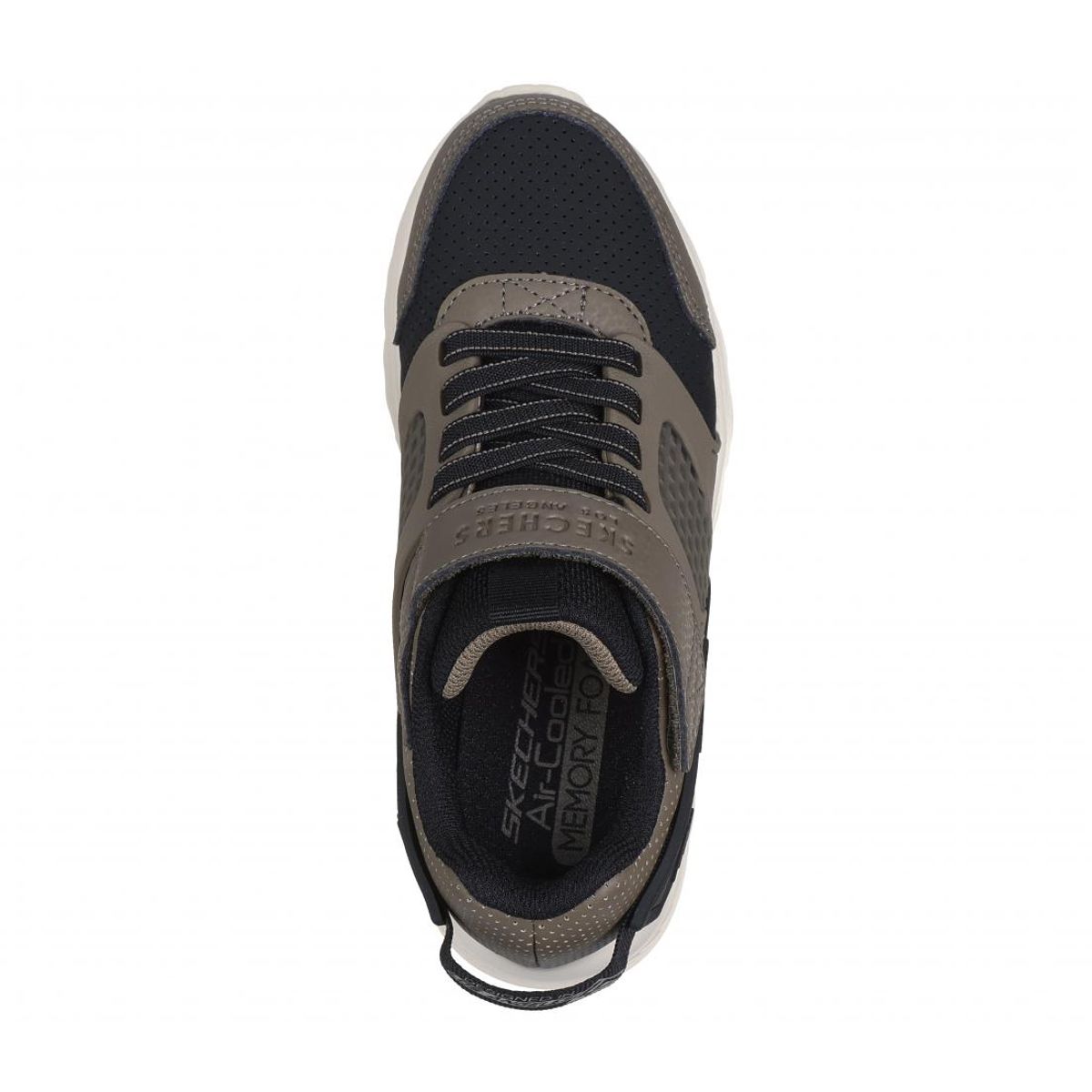 SKECHERS - Zapatilla Niño Uno Lite Gridstill Café Skechers.