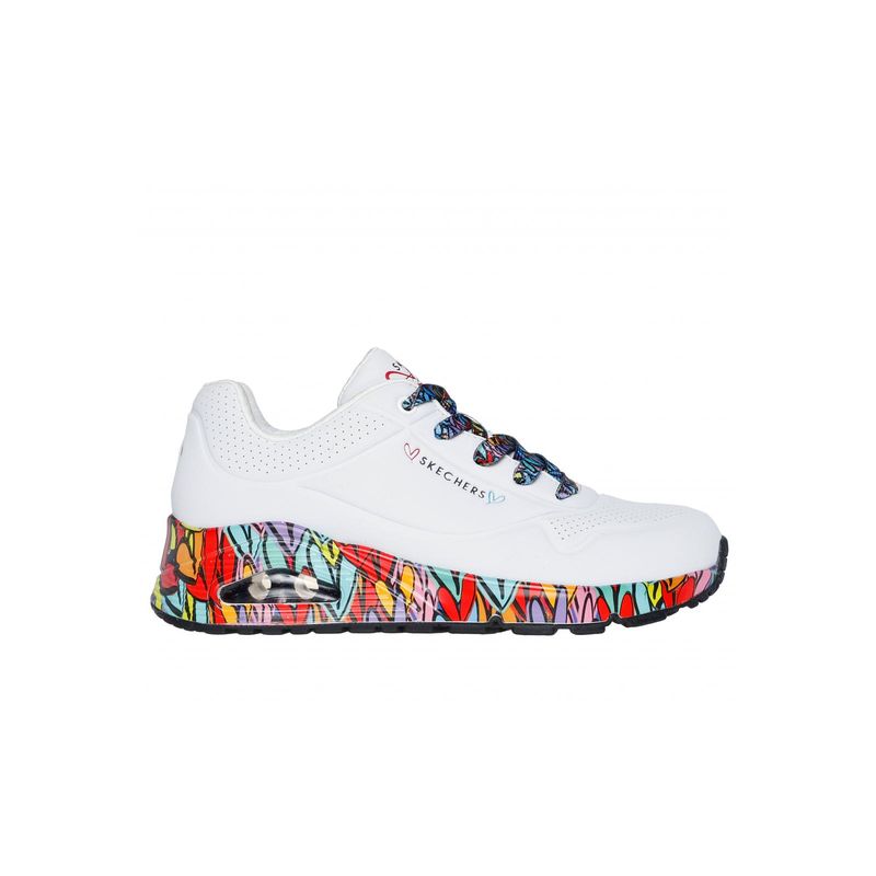 SKECHERS - Zapatilla Mujer Uno Blanca A Skechers