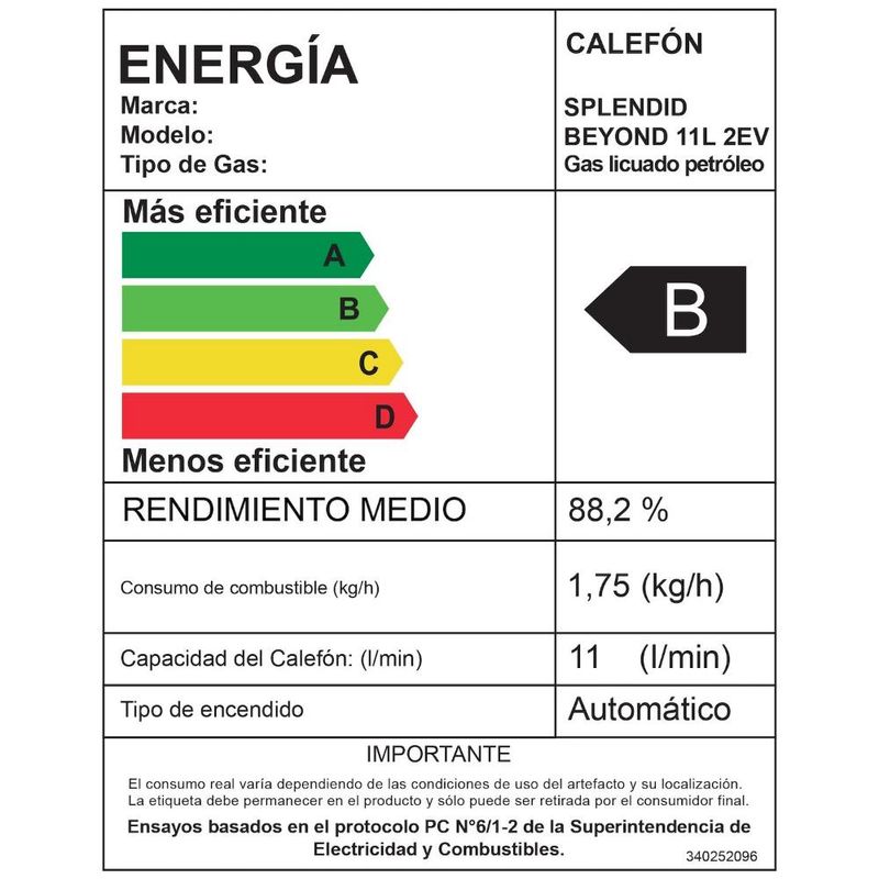 SPLENDID - CALEFON SPLENDID MASTER GN 11LT ION