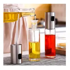GENERICO - Dispensador Spray Rociador Aceite Vinagre Botella De Vidrio