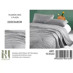 ANGELES DEL HOGAR - PLUMON 2 PLAZA III MUSAS GRIS