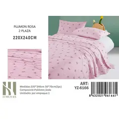 ANGELES DEL HOGAR - PLUMON 2 PLAZA III MUSAS ROSA