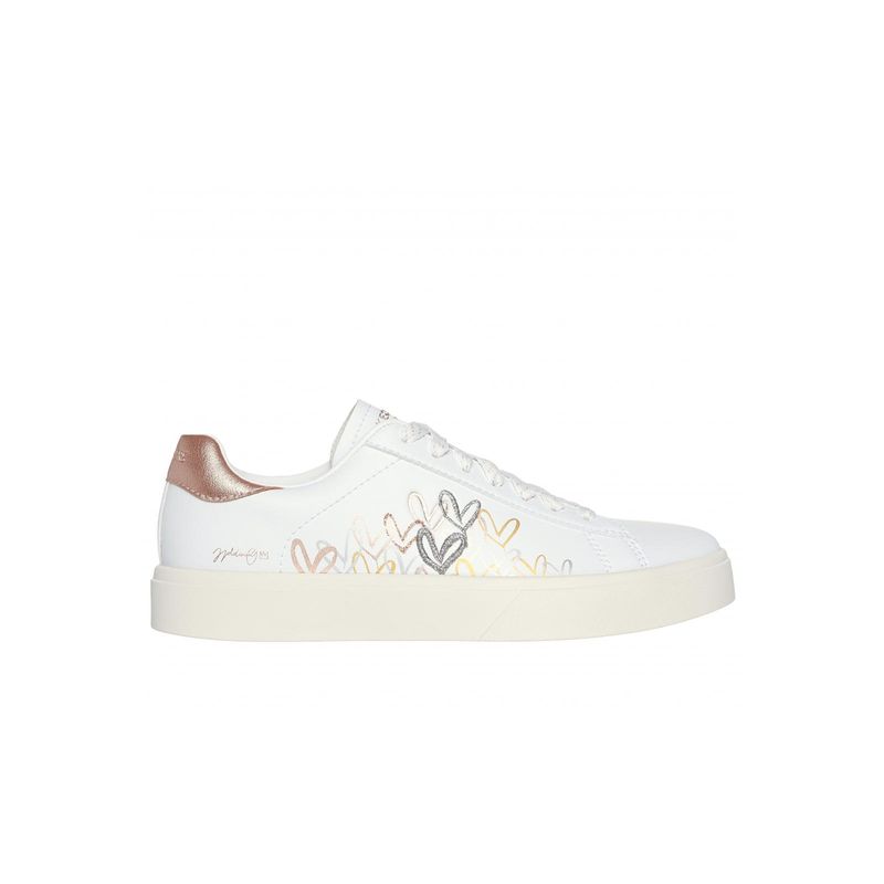 SKECHERS - Zapatilla Mujer Eden Lx Gleaming Hearts Blanco Skechers