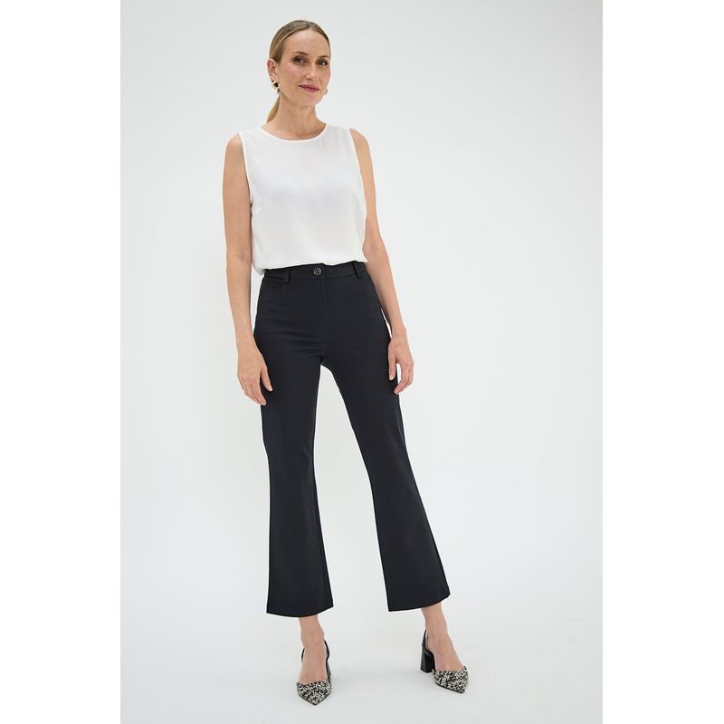MA GRIFFE - Pantalon Negro Mujer Magriffe