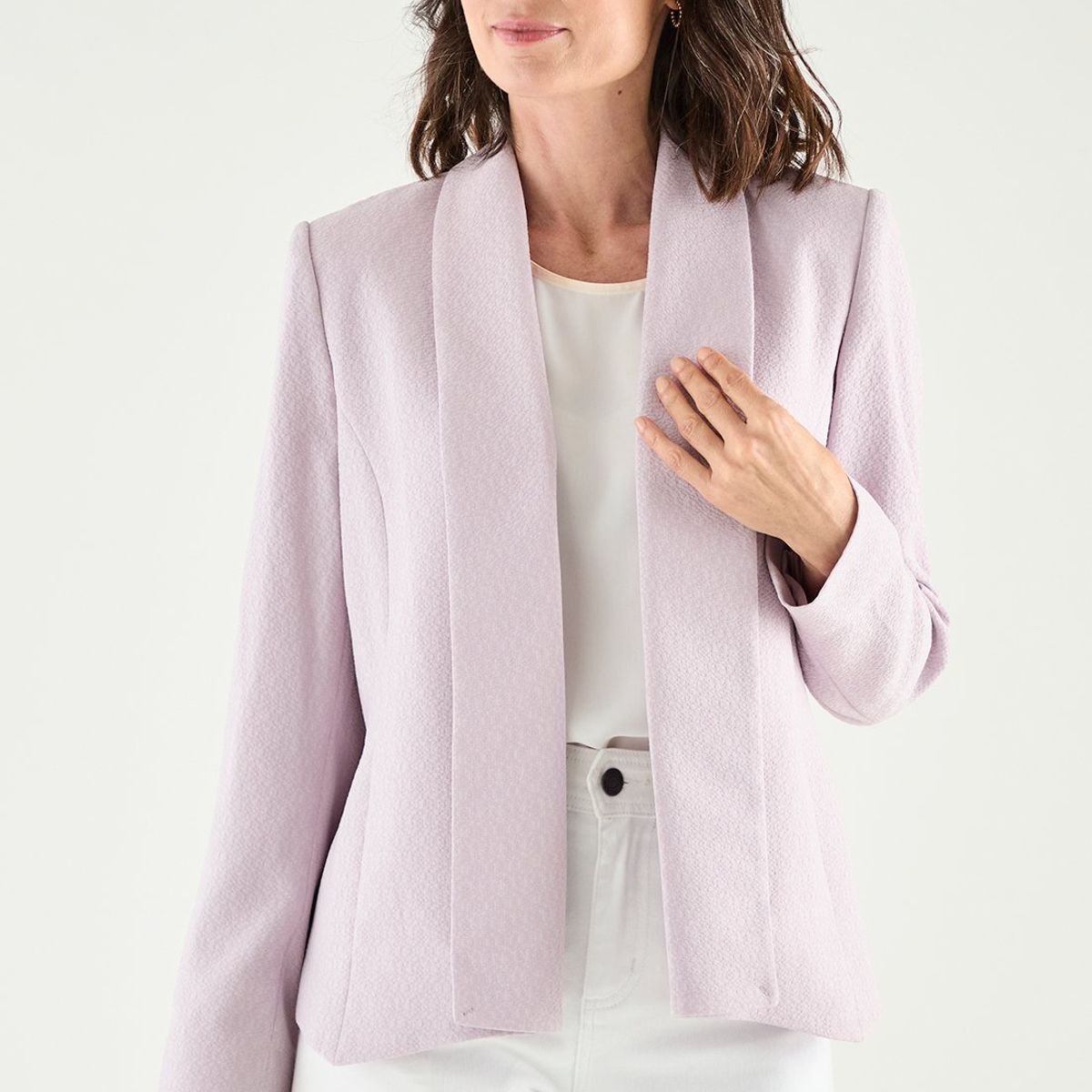 MA GRIFFE - Blazer Lila Medio Mujer Magriffe