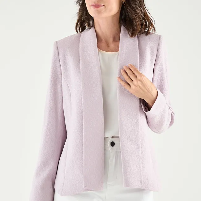 MA GRIFFE - Blazer Lila Medio Mujer Magriffe