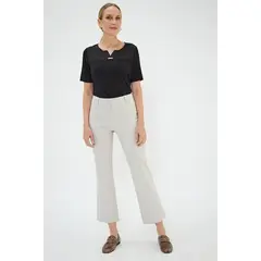 MA GRIFFE - Pantalon Gris Mujer Magriffe