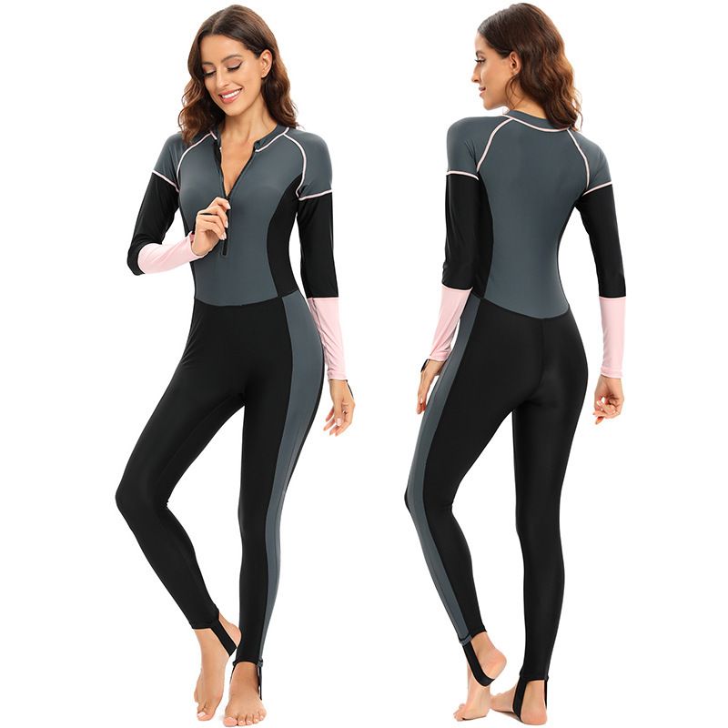 ORILWAYO - Traje de baño Bañador de manga larga y pantalón largo
