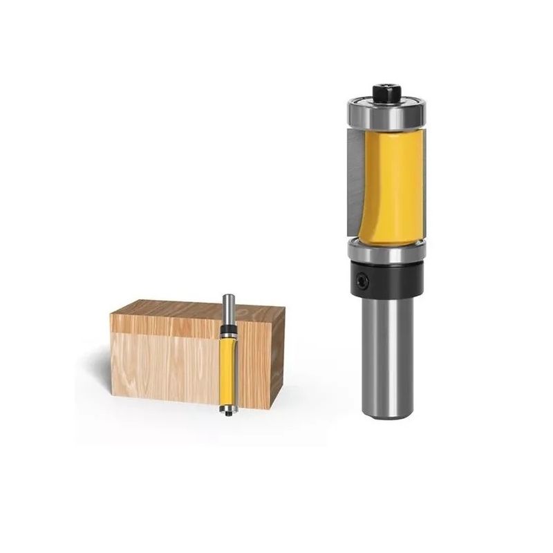 GENERICO - Fresa Madera Copiadora Toma ½ X 254mm Doble Rodamiento