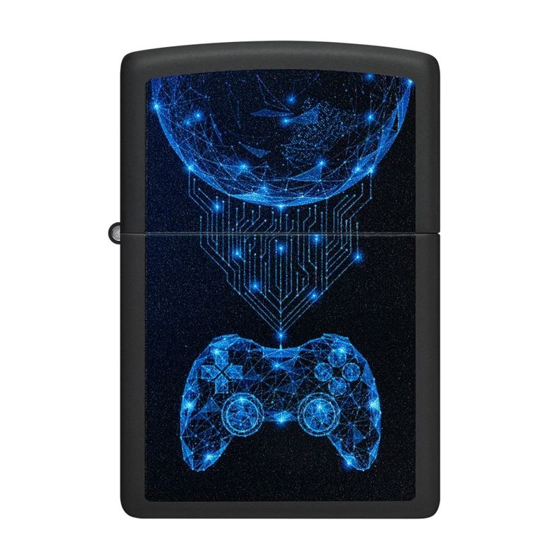 ZIPPO - Encendedor Zippo Gaming Design Negro ZP48912 - Negro