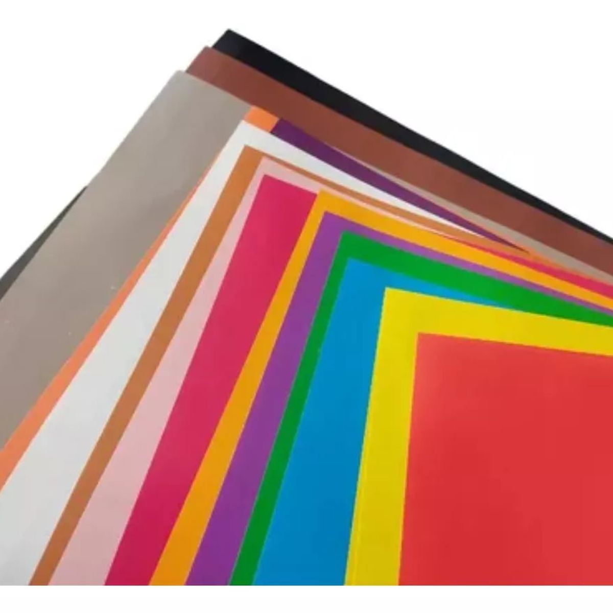 MOTARRO - Pack De 20 Hojas Para Papel Lustrado 15 Colores Vibrantes