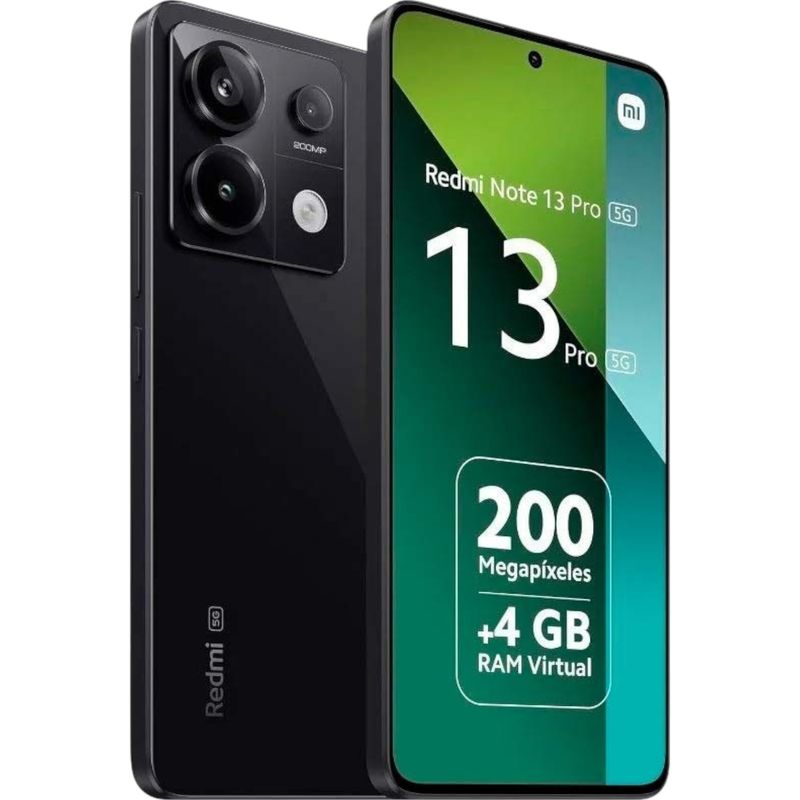 XIAOMI - Xiaomi Redmi Note 13 Pro 5G 512Gb Negro 12Gb Ram