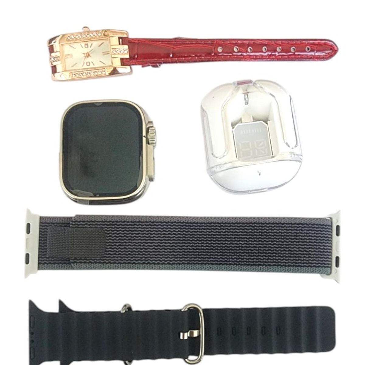 GENERICO - RELOJ SMART WATCH 3 EN 1 DE DAMA