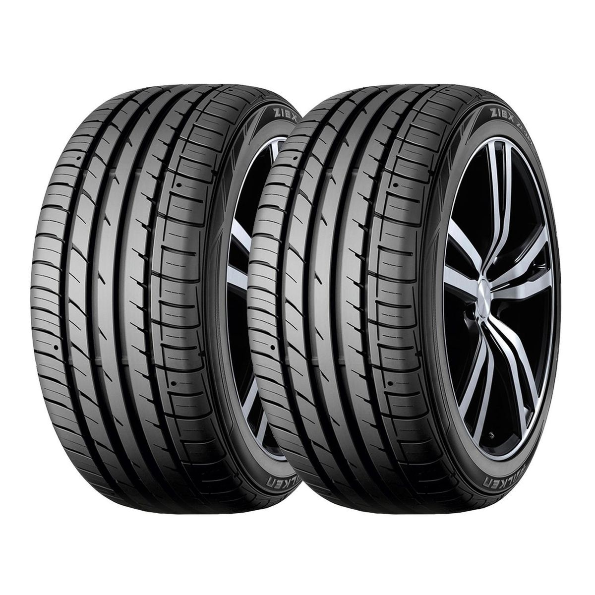 FALKEN - Set 2 Neumaticos 205/45r17 84w Ze914 Falken Runflat Tl Blk J