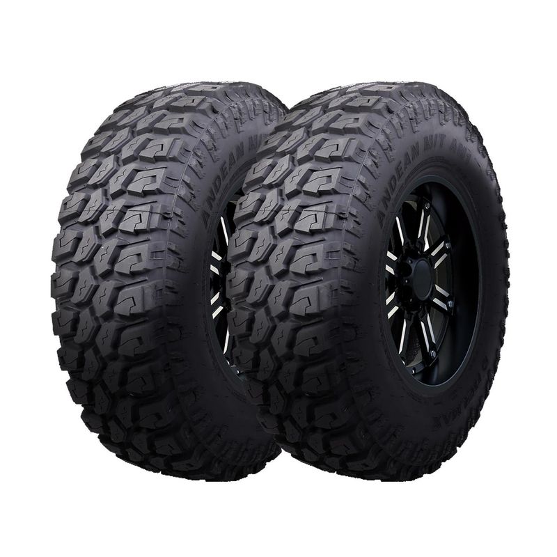 GENERICO - Set 2 Neumatico 245/75r16 120/116q Andean M/t Am1 Delmax Mt
