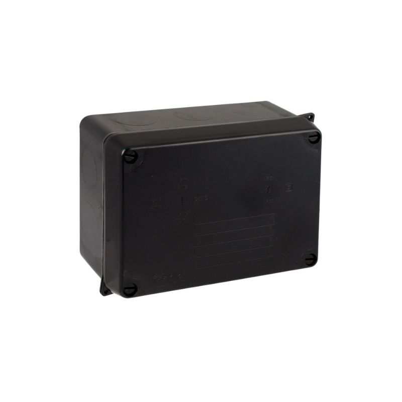 GENERICO - Caja Estanca 153x110x65mm IP65  IK08 - Sin conos - Negro
