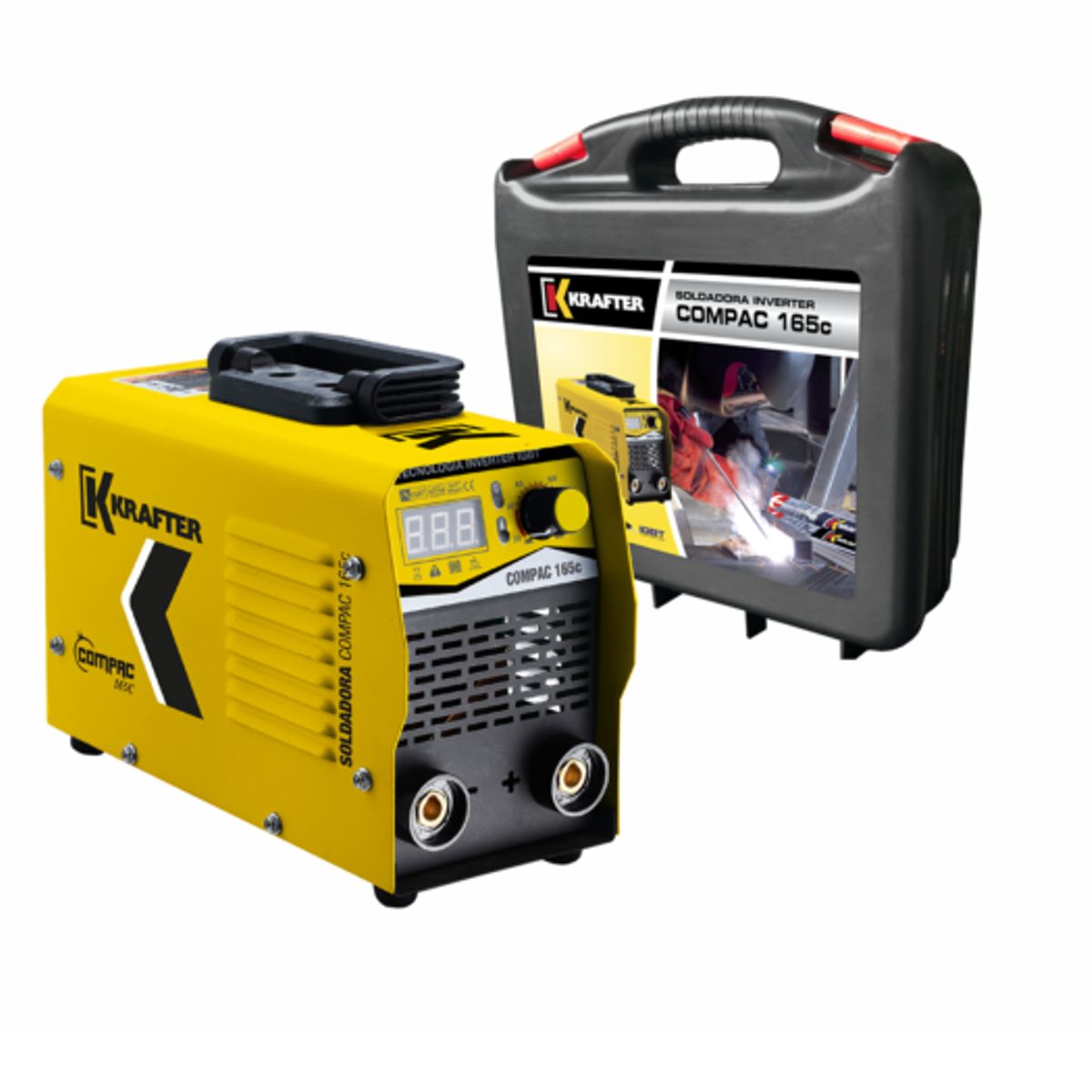 KRAFTER - Soldadora Inverter Krafter Compac 165C