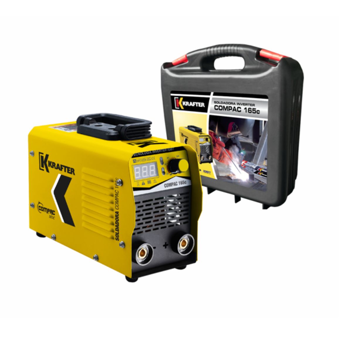 KRAFTER - Soldadora Inverter Krafter Compac 165C