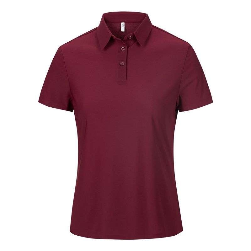 ANDESLAND OUTDOOR APPAREL - Polera Dry Fit Ultra Manga Corta Ruppell Pro Burdeo Mujer