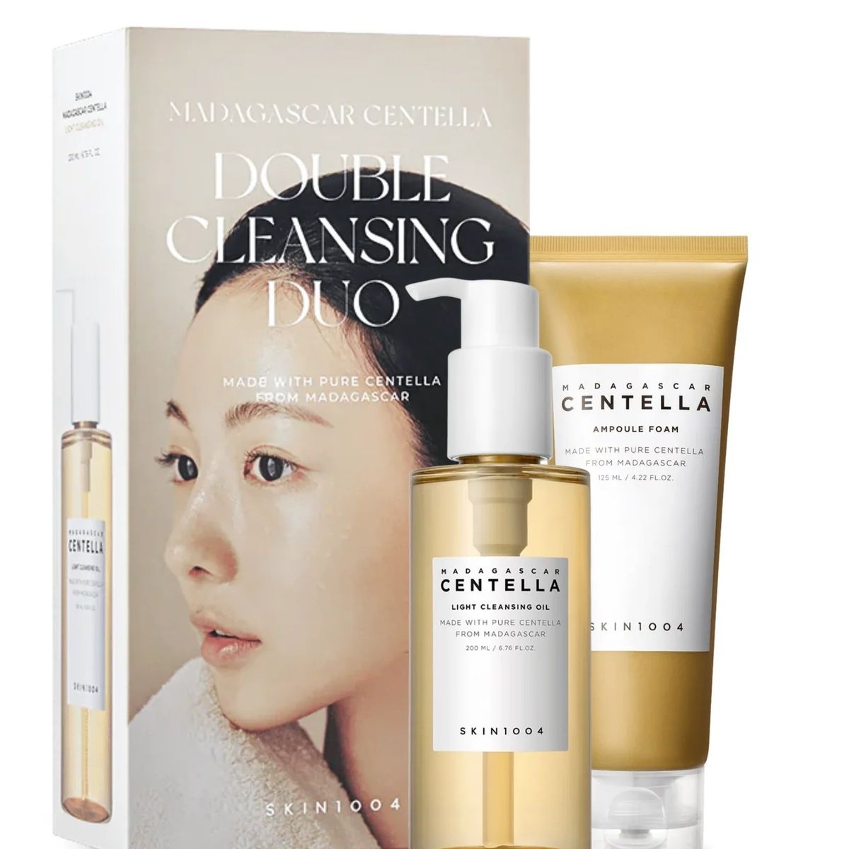 SKIN1004 - Pack de Doble Limpieza Limpiador Olseoso + Espuma Madagascar Centella SKIN1004