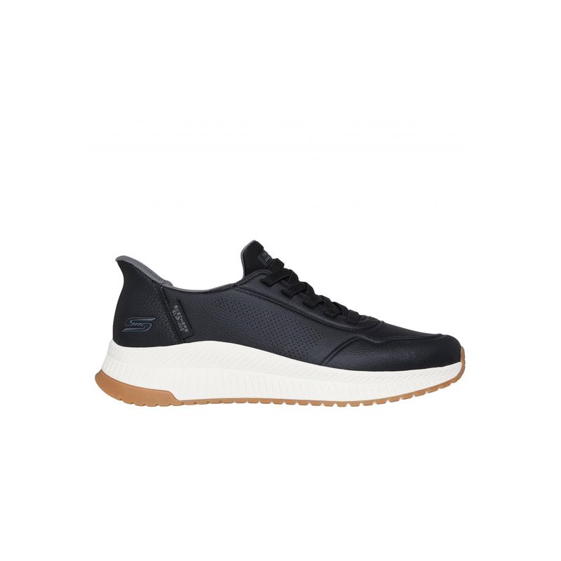 SKECHERS - Zapatilla Hombre Bobs Squad 4 Negro Skechers